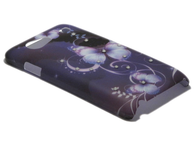 Crystals ''Butterfly Night'' Case Samsung Galaxy S Advance (i9070)