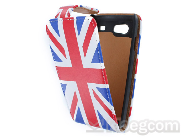 Great Brittain Flip Case voor Samsung Galaxy S Advance (i9070)