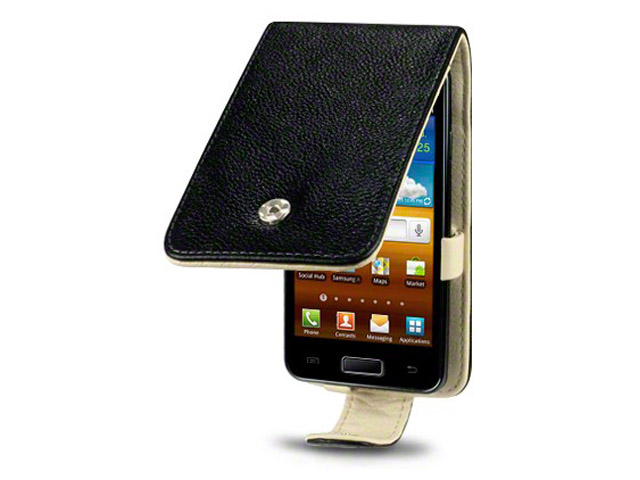 CaseBoutique Leren Topflip Case Hoesje Samsung Galaxy S Advance (i9070