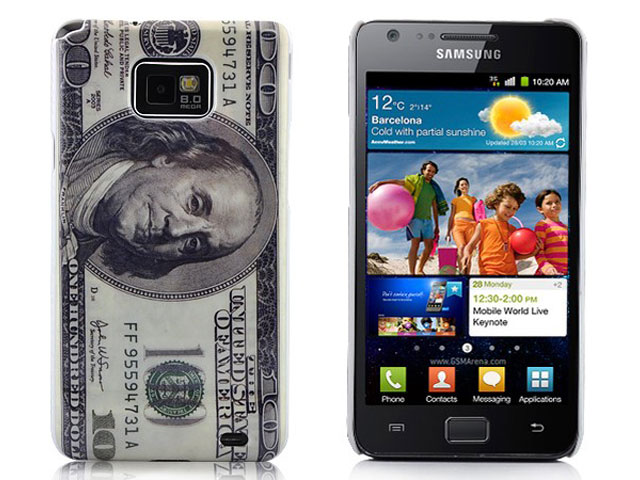 100 Dollar Bill Case Hoesje voor Samsung Galaxy S2 i9100