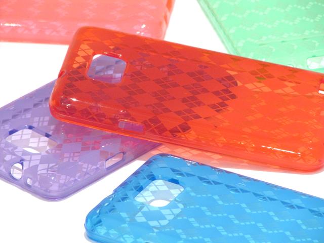Argyle TPU Case Hoes voor Samsung Galaxy S2 i9100