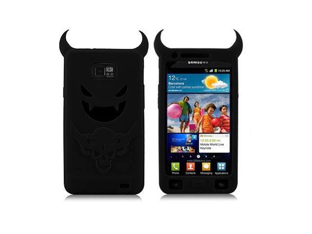 Devil Silicone Skin Case Hoesje voor Samsung Galaxy S2 i9100