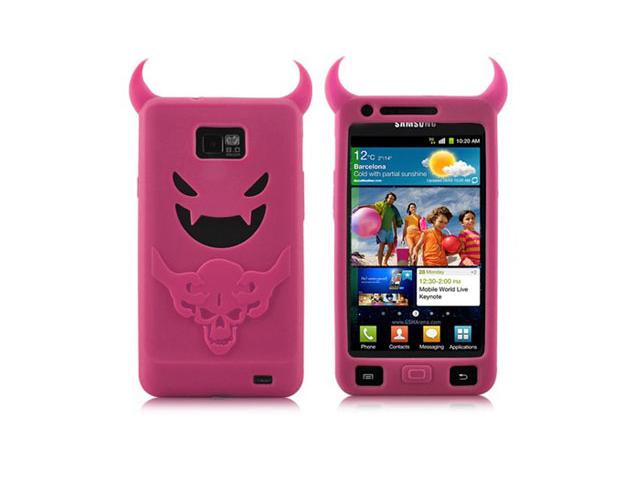 Devil Silicone Skin Case Hoesje voor Samsung Galaxy S2 i9100