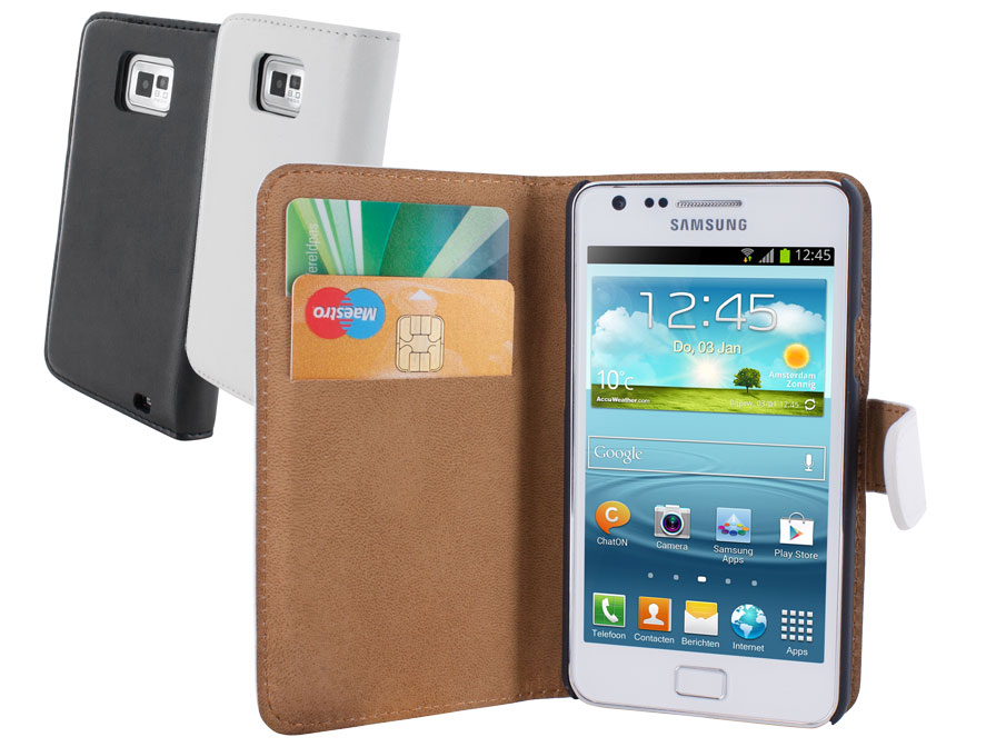 commentator Woedend Ongelijkheid Mobiparts Leren Classic Wallet Case voor Samsung Galaxy S2 (Plus)