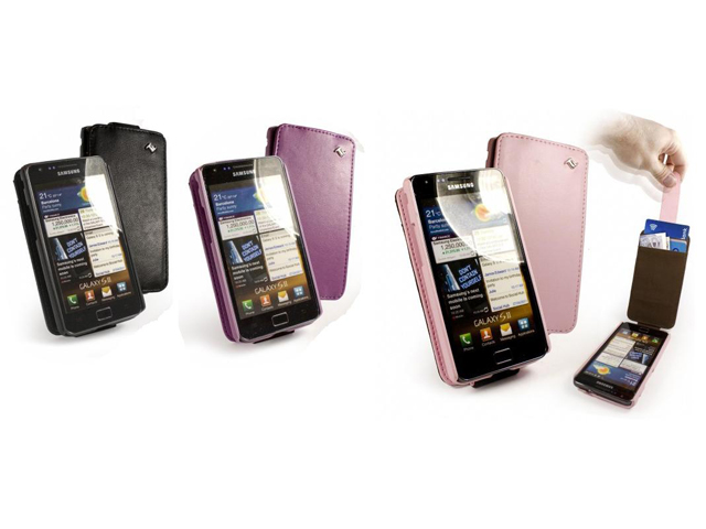 Tuff-Luv In-Genius Leren Case Samsung Galaxy S2