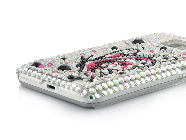 Butterfly Diamond Hard Case voor Samsung Galaxy S2 i9100