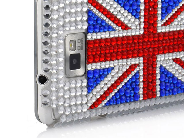 Great Brittain Diamond Case voor Samsung Galaxy S2 i9100