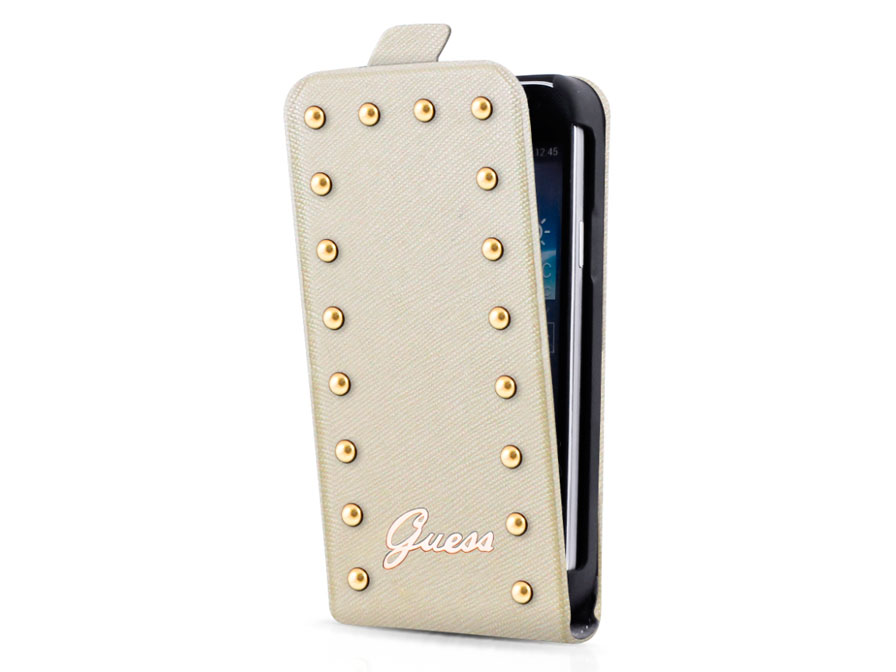 Guess Studs Collection Flipcase - Samsung Galaxy S4 Mini hoesje