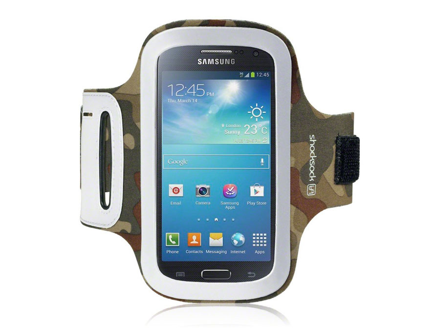 ShockSock Samsung Galaxy S4 Mini Sport-armband (Camo)