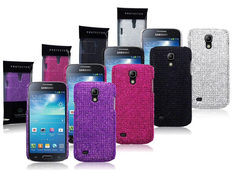 CaseBoutique Diamante Case Hoesje voor Samsung Galaxy S4 Mini