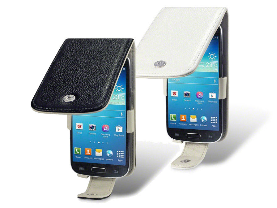 zeevruchten ingenieur inrichting CaseBoutique Leren Topflip Case Hoesje voor Samsung Galaxy S4 Mini