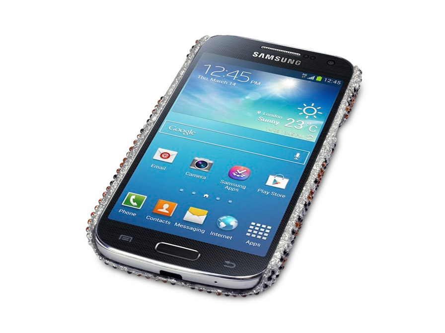 CaseBoutique Safari Diamante Case Hoesje voor Samsung Galaxy S4 Mini