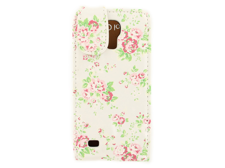 Flower Flip Case voor Samsung Galaxy S4 Mini 