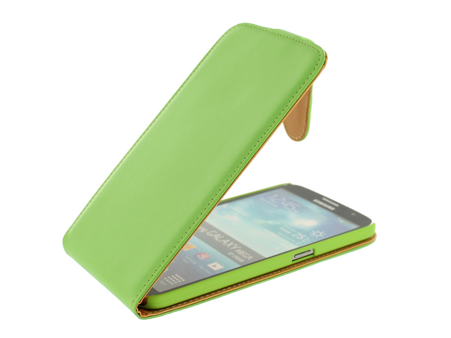 Classic Leather Case voor Samsung Galaxy Mega 6.3