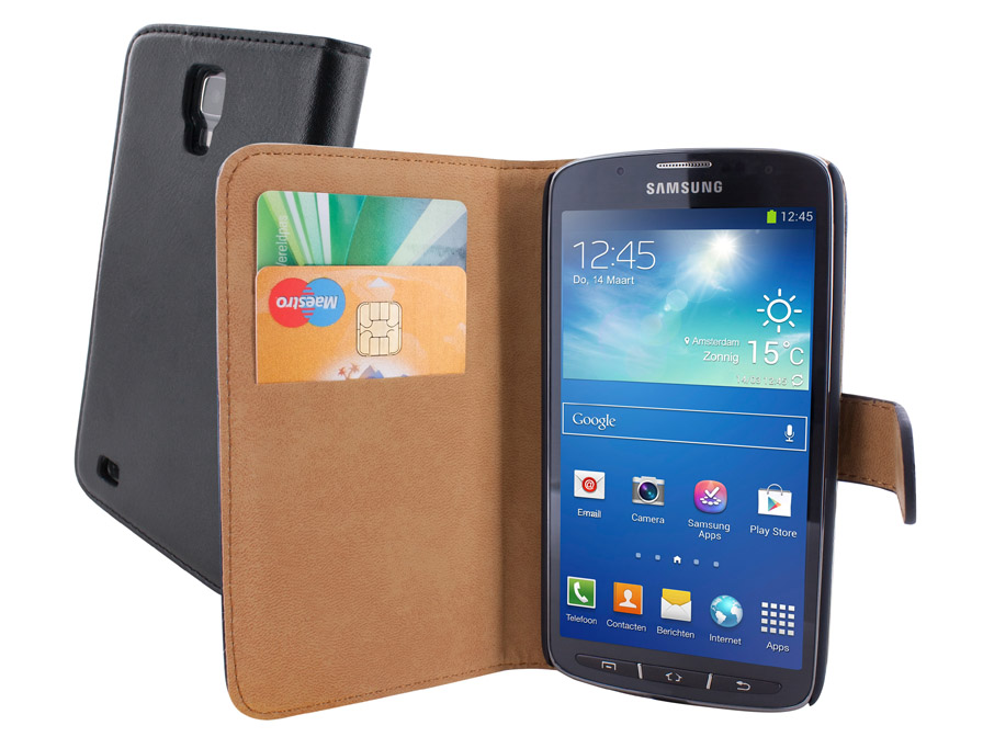 Mobiparts Leren Classic Wallet Case Samsung Galaxy S4 Active (i9295)