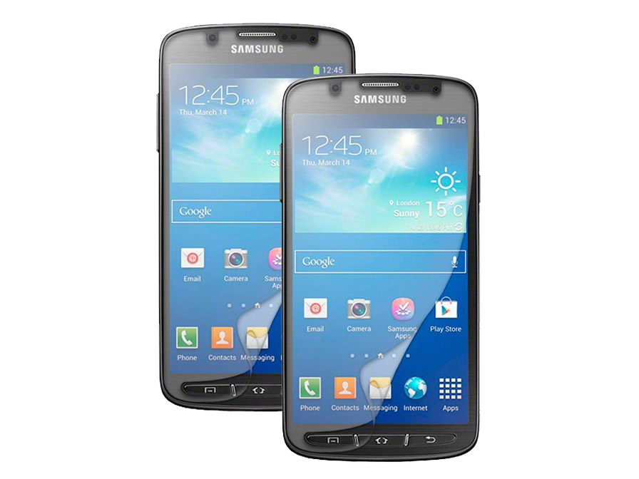 2-pack Clear Screenprotector Samsung Galaxy S4 Active (i9295)