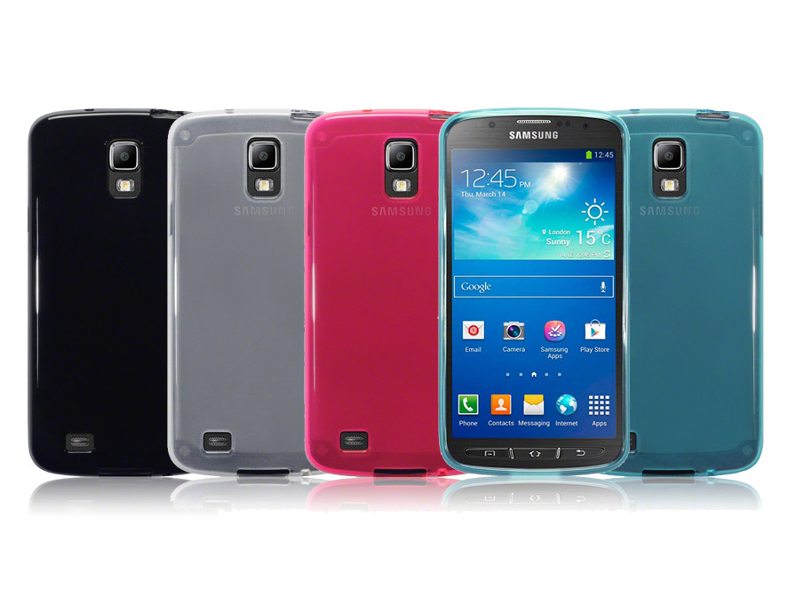 CaseBoutique Clear TPU Skin Case Hoesje voor Samsung Galaxy S4 Active