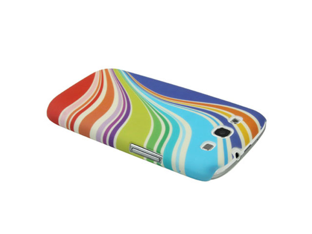 Colorful Waves Hard Case Hoesje voor Samsung Galaxy S3 (i9300)