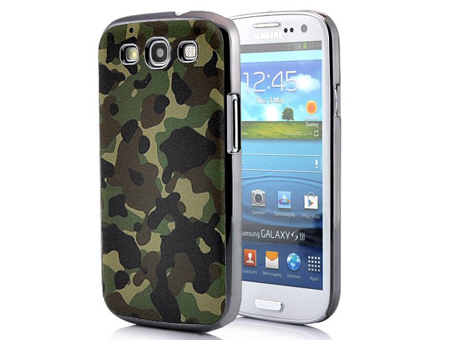 Deluxe Camouflage Hard Case Hoes voor Samsung Galaxy S3 (i9300)