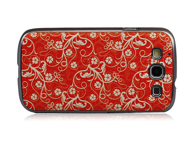 Deluxe Floral Hard Case Hoes voor Samsung Galaxy S3 (i9300)
