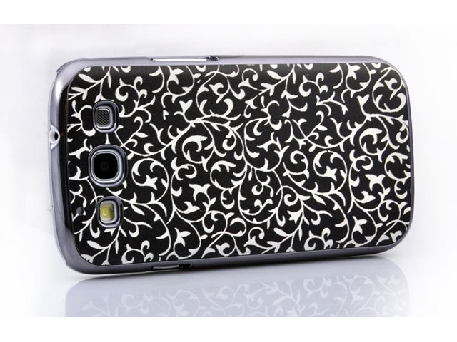 Deluxe Floral Hard Case Hoes voor Samsung Galaxy S3 (i9300)