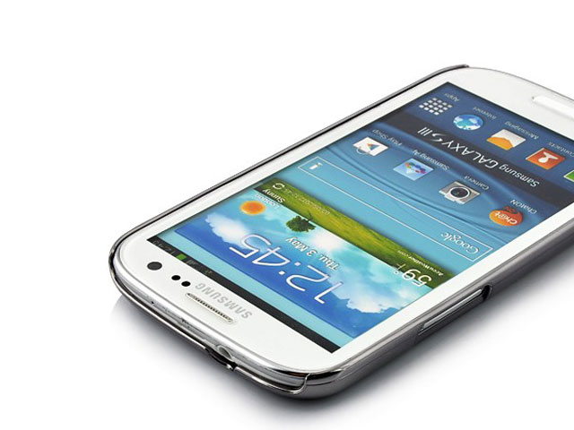 Deluxe Metal-look Hard Case Hoes voor Samsung Galaxy S3 (i9300)