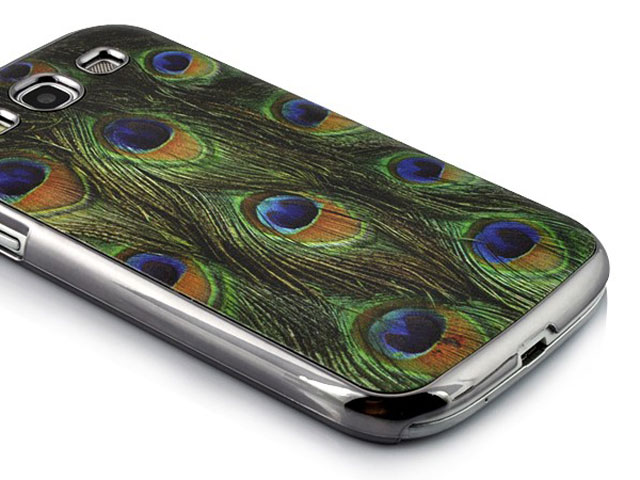 Deluxe Peacock Hard Case Hoes voor Samsung Galaxy S3 (i9300)