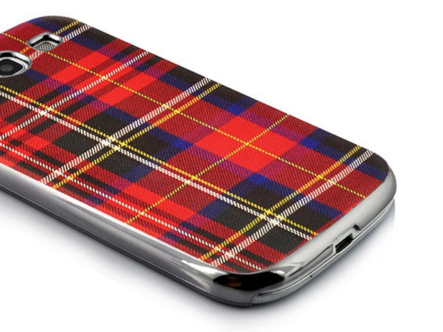 Deluxe Tartan Hard Case Hoes voor Samsung Galaxy S3 (i9300)