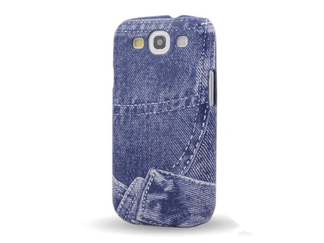 Denim-Look Hard Case Hoesje voor Samsung Galaxy S3 (i9300)