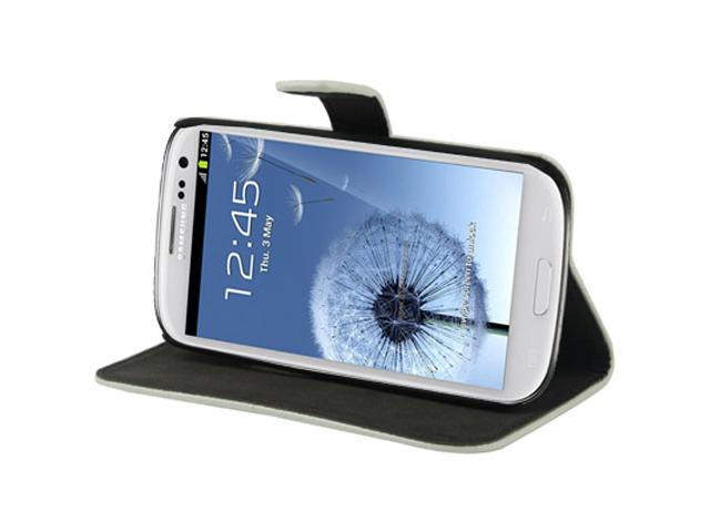 Glossy Leather Sideflip Stand Case Samsung Galaxy S3 (i9300)
