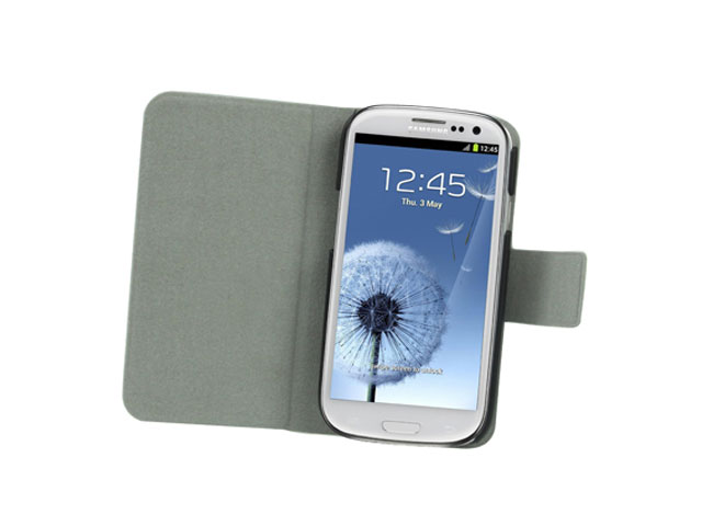 Pastels Sideflip Stand Case voor Samsung Galaxy S3 (i9300)