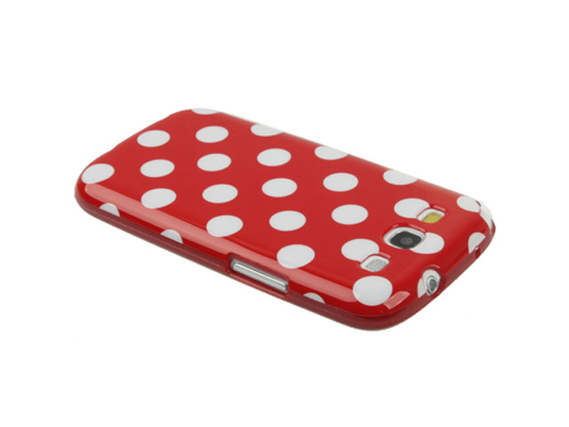 Polka Dot TPU Soft Case Hoes voor Samsung Galaxy S3 (i9300)