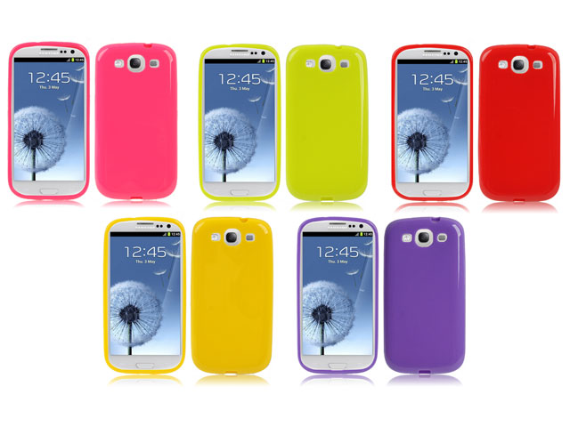 Pure Colors TPU Case Hoes voor Samsung Galaxy S3 (i9300)