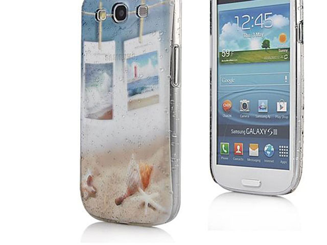 Seaside Transparant White-Only Case voor Samsung Galaxy S3 (i9300)