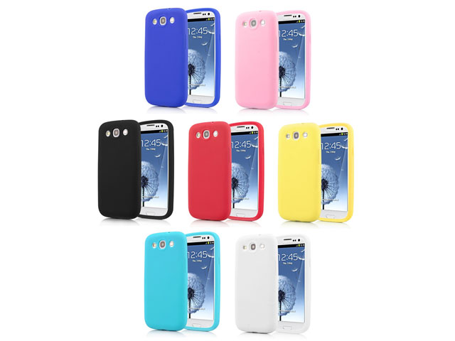 Conflict familie lineair Silicone Skin Case Hoesje voor Samsung Galaxy S3 (i9300)