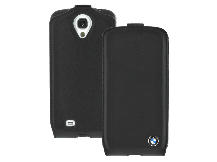 BMW Lederen Flipcase - Hoesje voor Samsung Galaxy S4