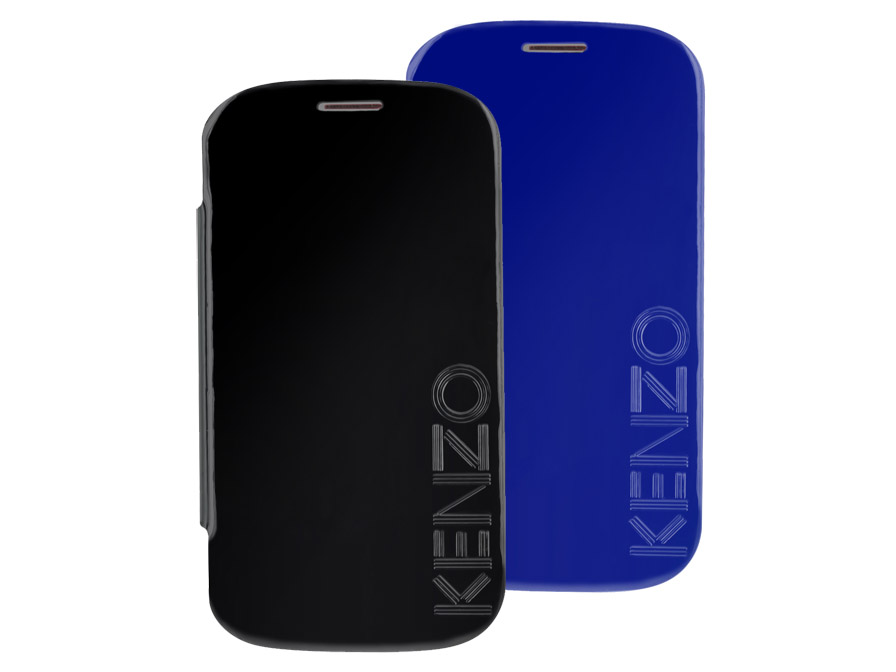 Kenzo Paris Designer Gloss Leather Flip Case Samsung Galaxy S4