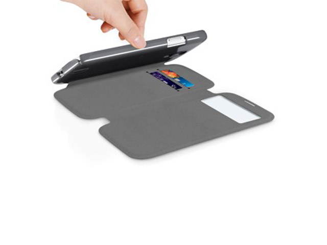 MacAlly Wallet Case met Verborgen Vakjes voor Samsung Galaxy S4