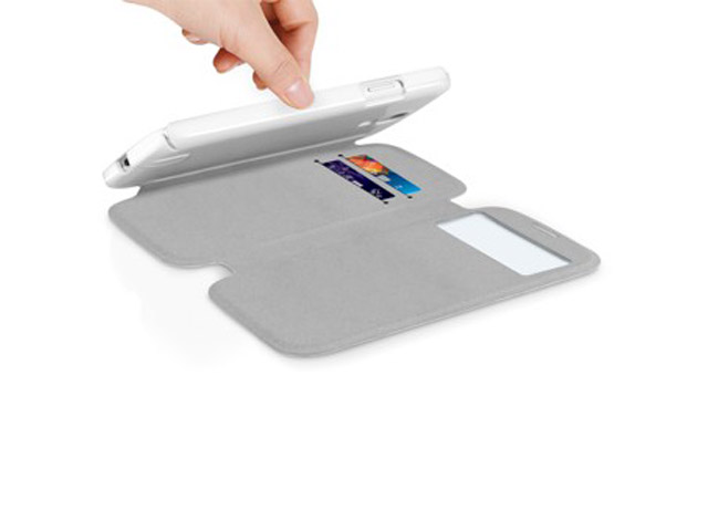 MacAlly Wallet Case met Verborgen Vakjes voor Samsung Galaxy S4