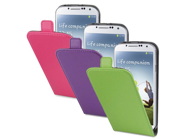 Xqisit Kunstleren Flip Case Samsung Galaxy S4 (i9500)