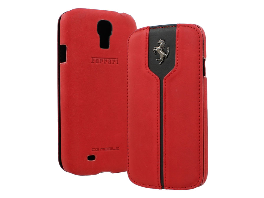 Ferrari F12 Series Book Case - Leren Samsung Galaxy S4 Hoesje
