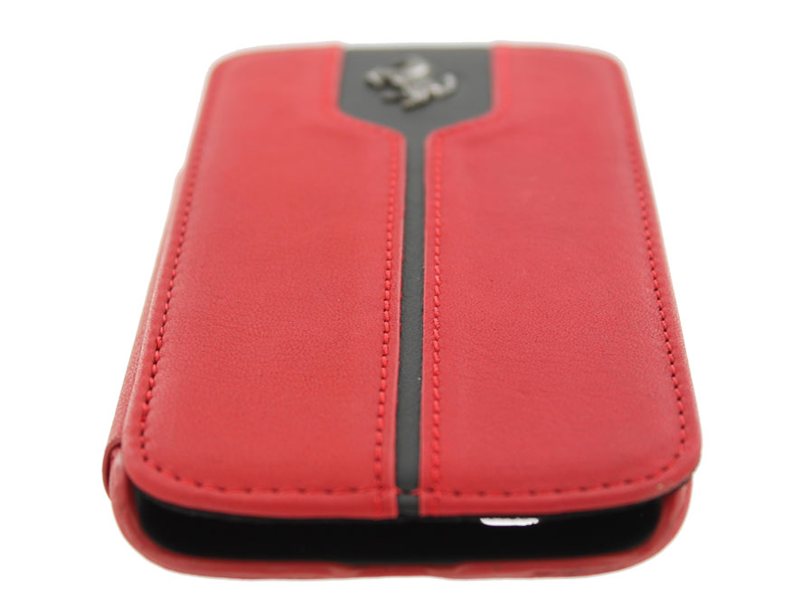 Ferrari F12 Series Book Case - Leren Samsung Galaxy S4 Hoesje