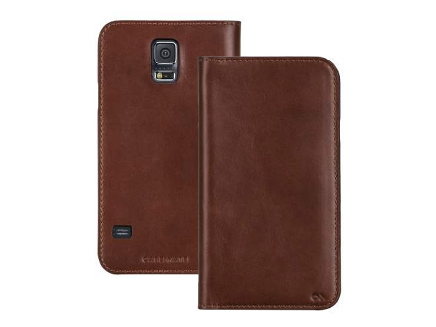 Case-Mate Wallet Folio - Leren Samsung Galaxy S5 hoesje