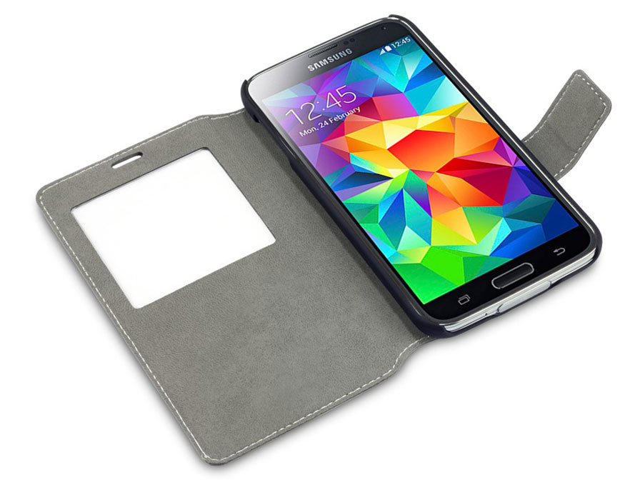 Covert UltraSlim S-View Case - Hoesje voor Samsung Galaxy S5