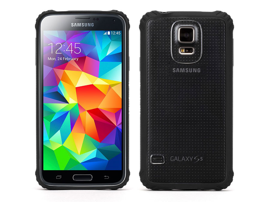 Griffin Survivor Clear - Heavy Duty Case voor Samsung Galaxy S5