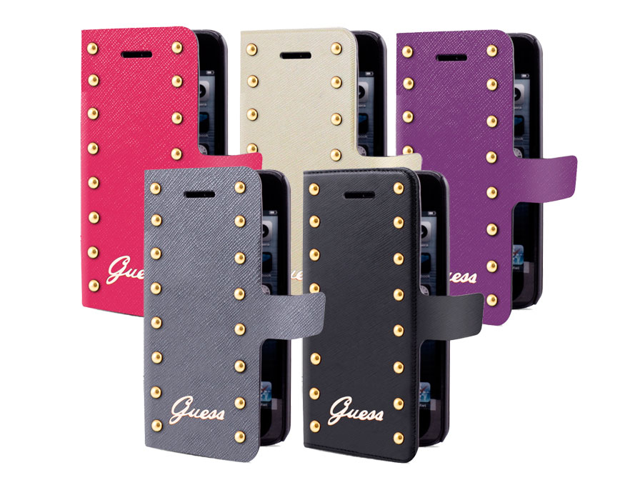 Guess Studs Book Case - Samsung Galaxy S5 hoesje