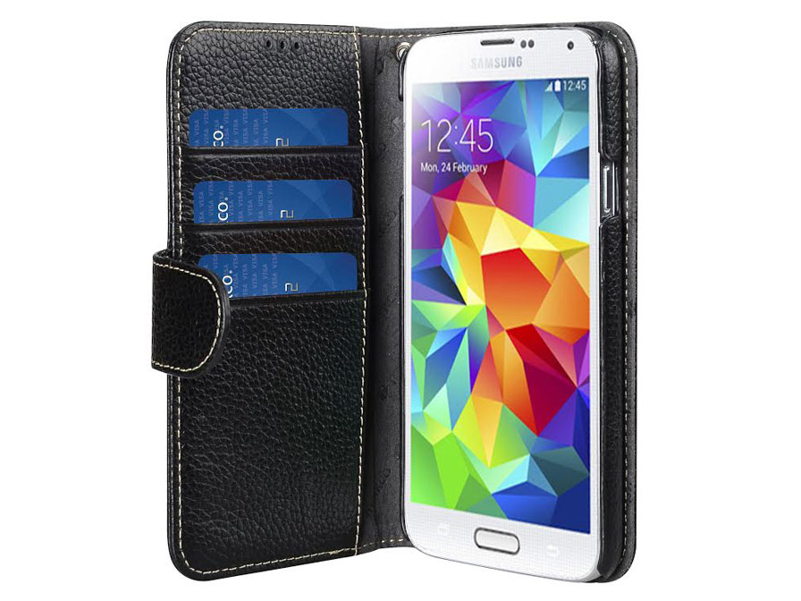 oppervlakkig Spanje Piket Melkco Wallet Type - Slank Hoesje voor Samsung Galaxy S5 (G900)
