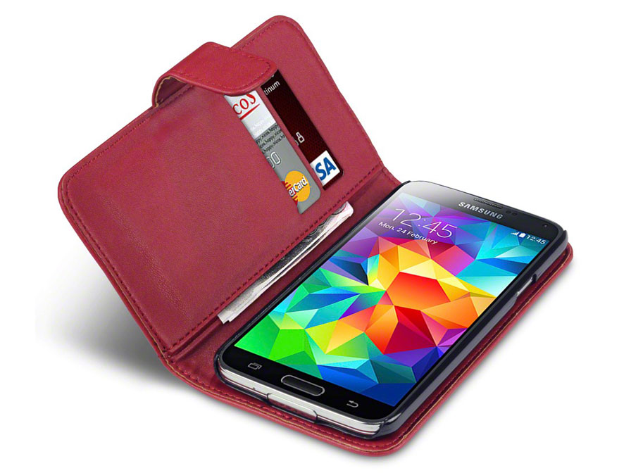 Qubits Wallet Case - Hoesje voor Samsung Galaxy S5