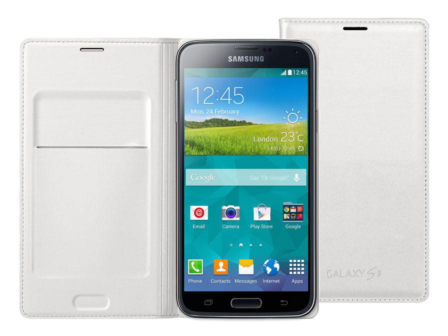 Originele Samsung Galaxy S5 Flip Wallet Hoesje