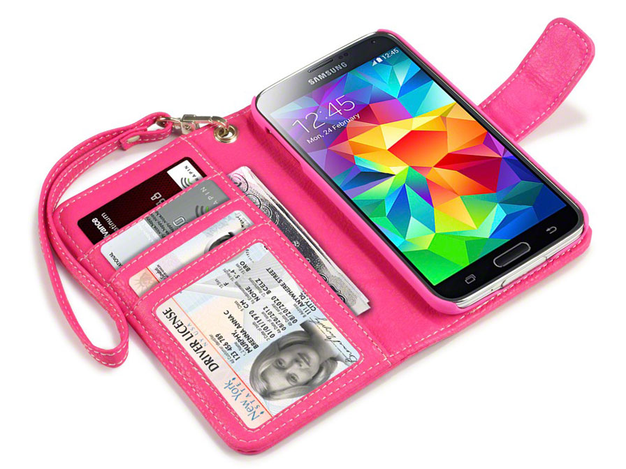 CaseBoutique Gracey Wallet Case - Hoesje voor Samsung Galaxy S5